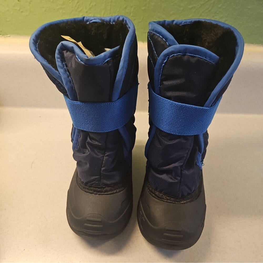 Kamik Waterproof Insulated Snow Boots Sz US 9 Kids Blue Black